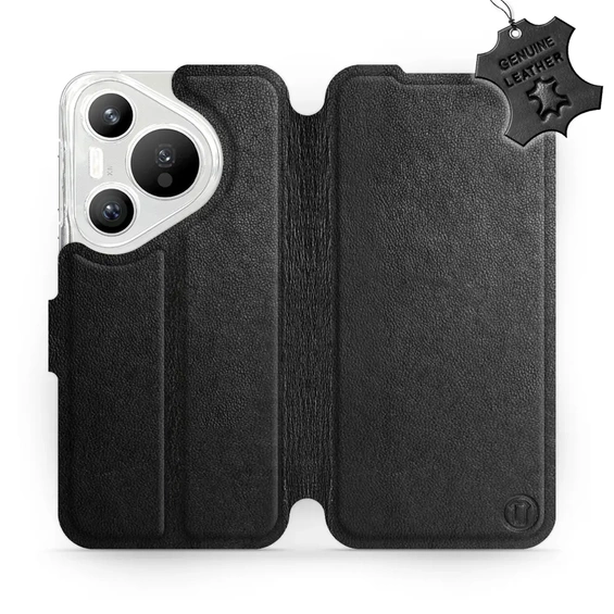 Hülle für Huawei Pura 70 - Farbe Black Leather