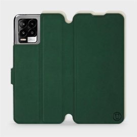 Phone Case Realme 8 - Design Green with Platinum