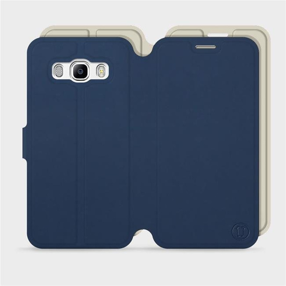 Phone Case Samsung Galaxy J5 2016 - Design Navy with Platinum