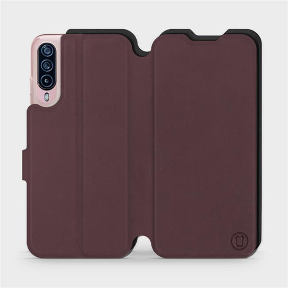 Phone Case HTC Desire 22 Pro - Design Burgundy with Black