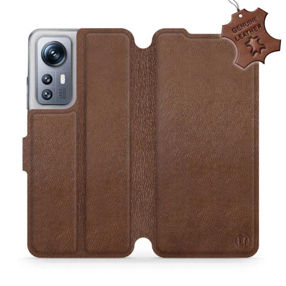 Phone Case Xiaomi 12S - Design Brown Leather