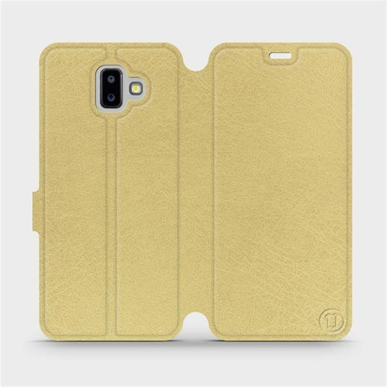 Phone Case Samsung Galaxy J6 Plus 2018 - Design Gold&Orange