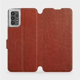 Phone Case Samsung Galaxy A32 4G - Design Brown&Orange