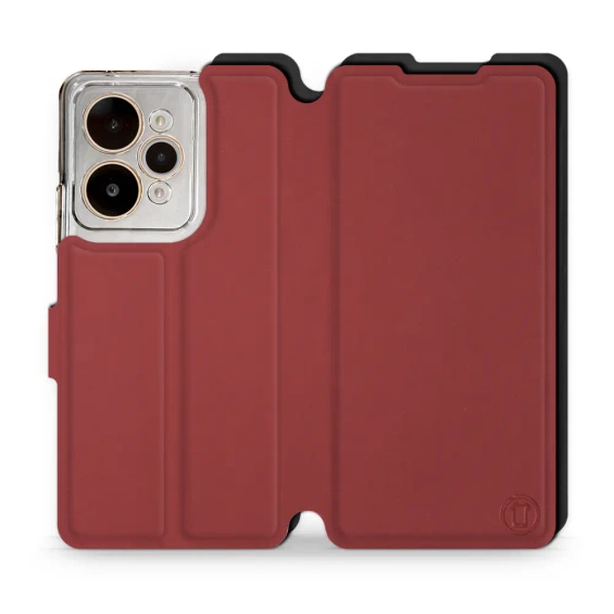 Phone Case Realme 15 Pro 5G - Design Dark Red with Black