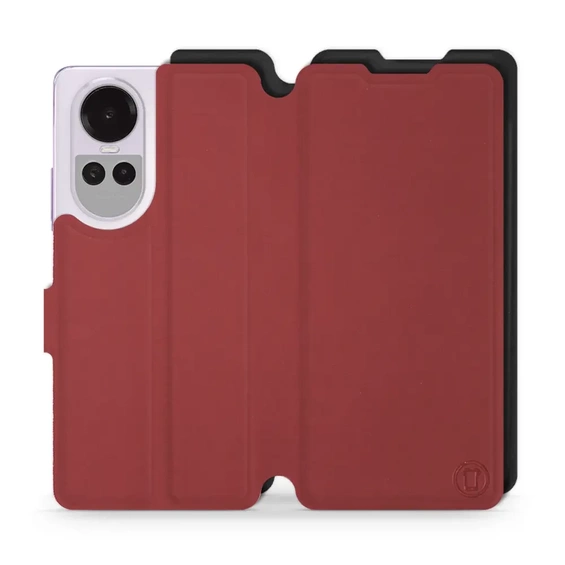 Phone Case OPPO Reno 10 Pro 5G - Design Dark Red with Black