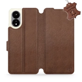 Phone Case OPPO A38 - Design Brown Leather