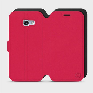 Hülle für Samsung Galaxy A5 2017 - Farbe Rot mit Schwarz