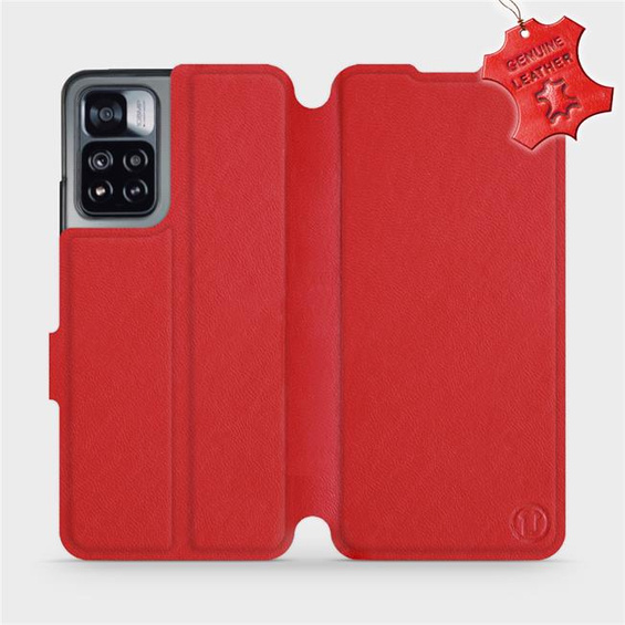 Phone Case Xiaomi Redmi Note 11 Pro - Design Red Leather