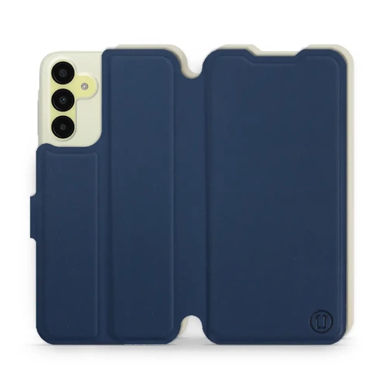 Phone Case Samsung Galaxy A15 5G - Design Navy with Platinum