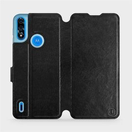 Phone Case Motorola Moto E7 Power - Design Black&Orange