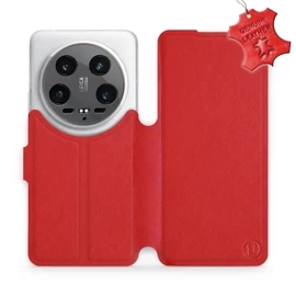 Phone Case Xiaomi 14 Ultra 5G - Design Red Leather