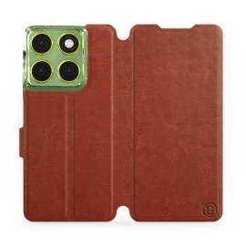 Phone Case Motorola Edge 70 - Design Brown&Orange