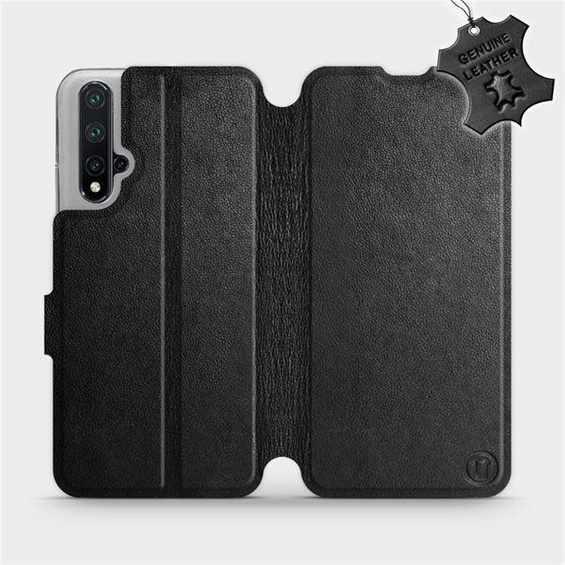 Phone Case Huawei Honor 20 - Design Black Leather