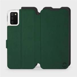 Phone Case Samsung Galaxy A03S - Design Green with Black