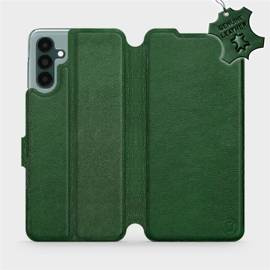 Phone Case Samsung Galaxy A04S - Design Green Leather