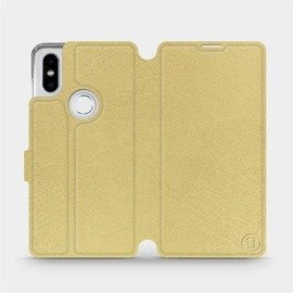 Phone Case Xiaomi Mi Mix 2S - Design Gold&Orange