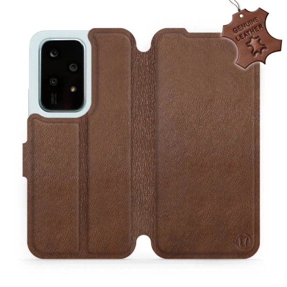 Phone Case Huawei Honor 200 Lite - Design Brown Leather