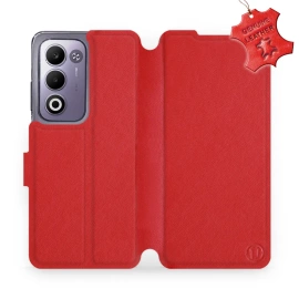 Phone Case OPPO A5m - Design Red Leather