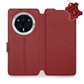 Hülle für Realme 14 Pro Plus 5G - Farbe Dark Red Leather