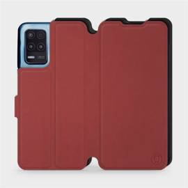 Phone Case Realme 8 5G - Design Dark Red with Black