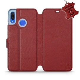 Hülle für Huawei Nova 3 - Farbe Dark Red Leather