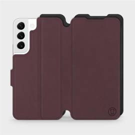 Phone Case Samsung Galaxy S22 - Design Burgundy with Black
