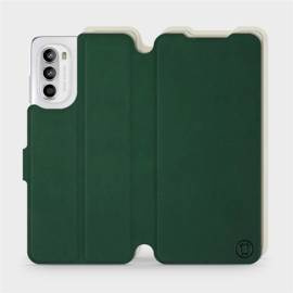 Phone Case Motorola Moto G52 - Design Green with Platinum