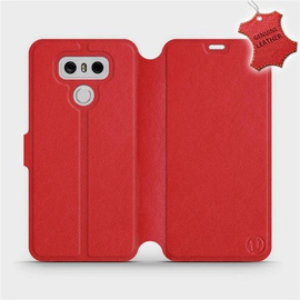 Phone Case LG G6 - Design Red Leather