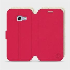 Phone Case Samsung Galaxy A3 2017 - Design Red with Platinum