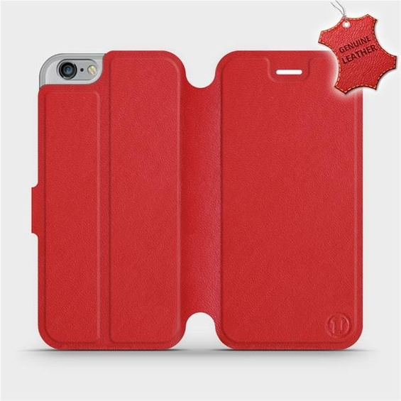 Phone Case Apple iPhone 6 - Design Red Leather