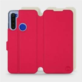 Hülle für Xiaomi Redmi Note 8T - Farbe Rot mit Platin