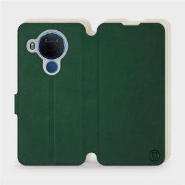 Hülle für Nokia 5.4 - Farbe Grün mit Platin