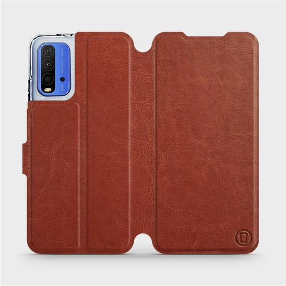 Etui do Xiaomi Redmi 9T - wzór Brown&Orange