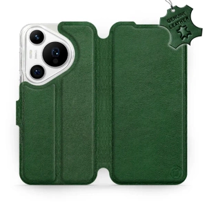 Phone Case Huawei Pura 70 Pro - Design Green Leather