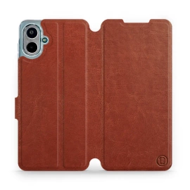 Phone Case Samsung Galaxy A07 - Design Brown&Orange