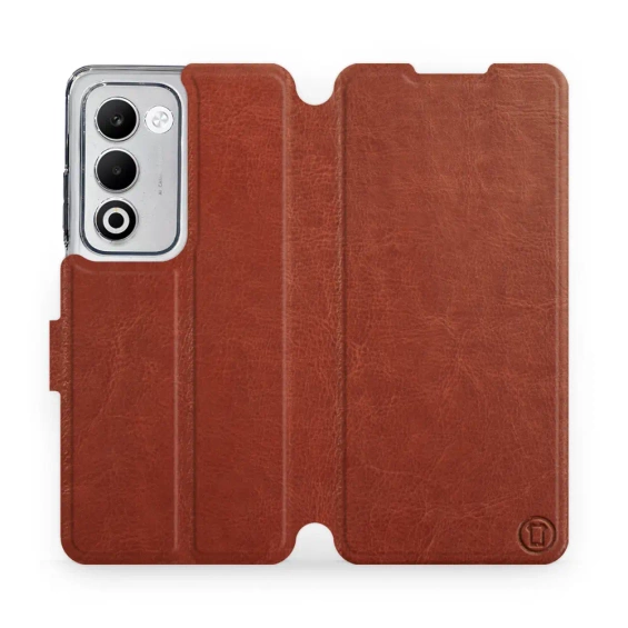 Phone Case OPPO A5 5G - Design Brown&Orange