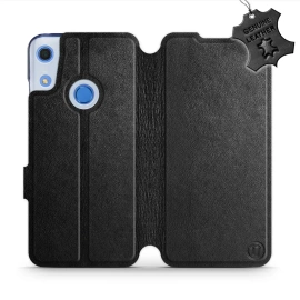 Phone Case Huawei Y6S - Design Black Leather