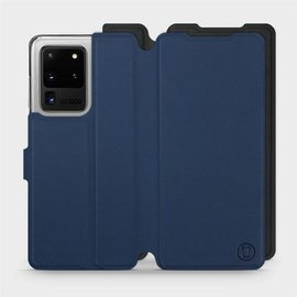 Etui Soft Touch do Samsung Galaxy S20 Ultra - wzór Głęboki granat z czernią