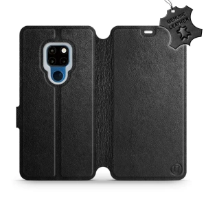 Phone Case Huawei Mate 20 - Design Black Leather