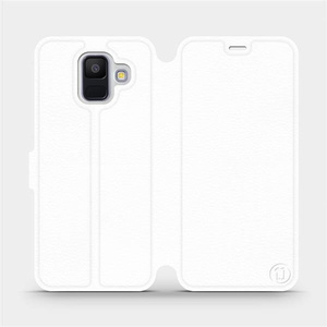 Phone Case Samsung Galaxy A6 2018 - Design White&Gray