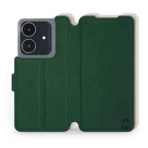 Phone Case Realme Note 60 - Design Green with Platinum