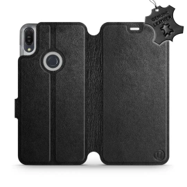 Phone Case Asus Zenfone Max Pro M1 ZB602KL - Design Black Leather