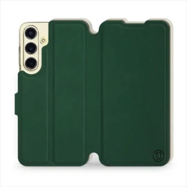 Phone Case Samsung Galaxy S24 FE - Design Green with Platinum