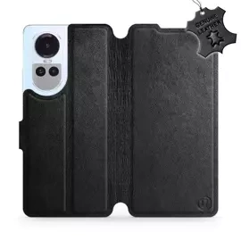 Phone Case OPPO Reno 10 5G - Design Black Leather