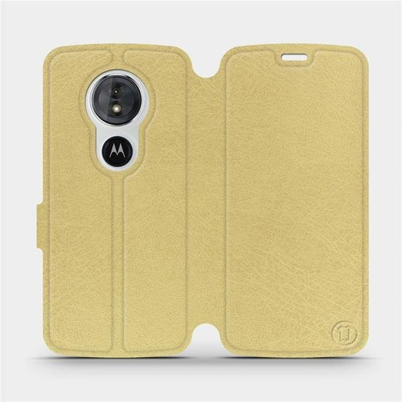 Etui do Motorola Moto E5 - wzór Gold&Orange
