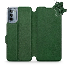 Hülle für Motorola Moto G31 - Farbe Green Leather