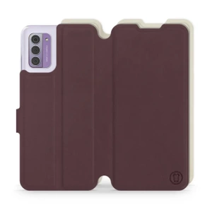 Phone Case Nokia G42 - Design Burgundy with Platinum
