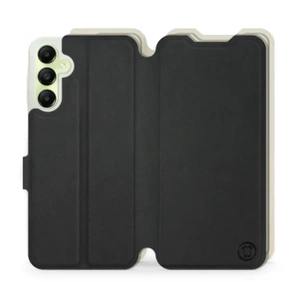 Phone Case Samsung Galaxy A05s - Design Black with Platinum