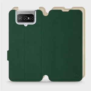 Phone Case Asus Zenfone 7 ZS670KS - Design Green with Platinum