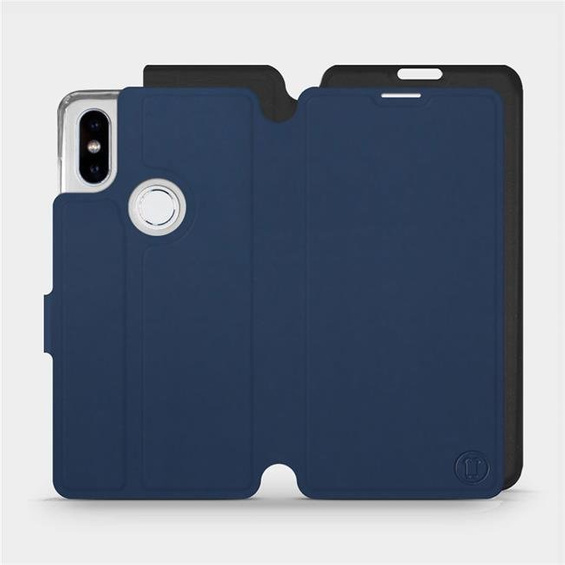 Phone Case Xiaomi Mi Mix 2S - Design Navy with Black